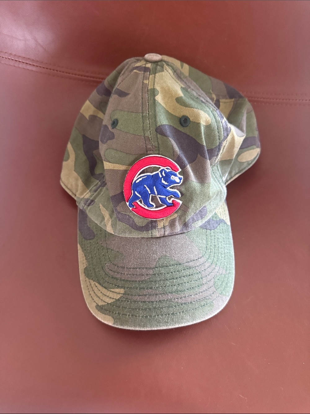 47 Black and White Cap with Embroidered Tiger Patch